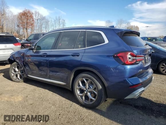 ✅ 2023 BMW X3 xDrive30i • VIN: 5UX53DP07P9R11926 • Lot: 93095865. Listed on Copart with 37,151 mi. Free auction sales archive from the USA and detailed vehicle history report at DreamBid. Image 2.