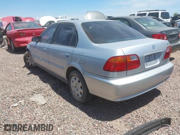 ✅ 1999 Honda Civic VP • VIN: 2HGEJ6612XH526479 • Lot: 42000761. Listed on IAAI with 119,417 mi. Free auction sales archive from the USA and detailed vehicle history report at DreamBid. Image 3.