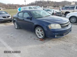 ✅ 2013 Dodge Avenger SXT • VIN: 1C3CDZCB6DN693317 • Lot: 43908753. Listed on IAAI with 172,043 mi. Free auction sales archive from the USA and detailed vehicle history report at DreamBid. Image 1.