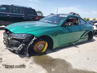 ✅ 2024 BMW M4 Competition xDrive • VIN: WBS43AZ09RCR24944 • Lot: 63041365. Wystawiony na Copart z przebiegiem Nie podano. Bezpłatny archiwum sprzedaży aukcyjnych z USA i szczegółowy raport historii pojazdu na DreamBid. Zdjęcie 1.