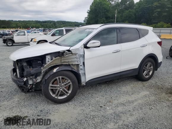 ✅ 2018 Hyundai Santa Fe 2.4L • VIN: 5NMZU3LB6JH104469 • Lot: 57587495. Listed on Copart with 78,267 mi. Free auction sales archive from the USA and detailed vehicle history report at DreamBid. Image 1.