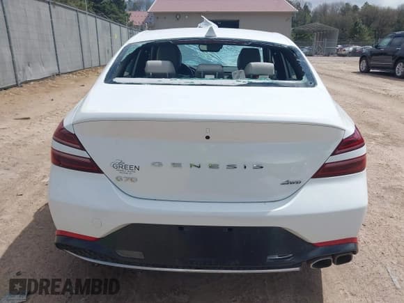 ✅ 2023 Genesis G70 2.0T • VIN: KMTG34TA7PU131917 • Lot: 42142928. Listed on IAAI with 32,158 mi. Free auction sales archive from the USA and detailed vehicle history report at DreamBid. Image 16.