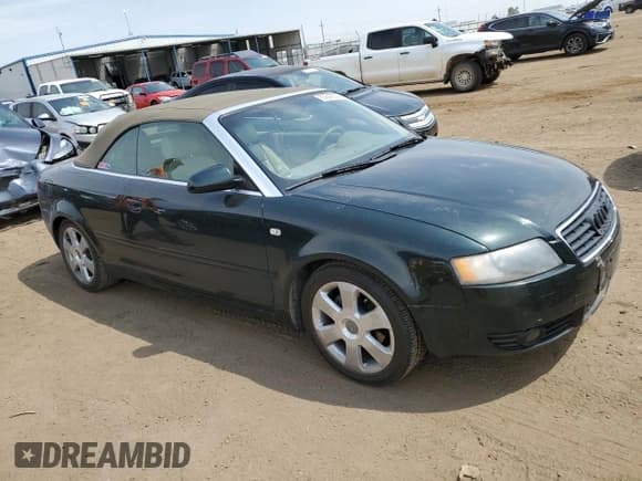 ✅ 2003 Audi A4 1.8T • VIN: WAUAC48H13K028554 • Lot: 63649324. Wystawiony na Copart z przebiegiem 62 686 mil. Bezpłatny archiwum sprzedaży aukcyjnych z USA i szczegółowy raport historii pojazdu na DreamBid. Zdjęcie 4.