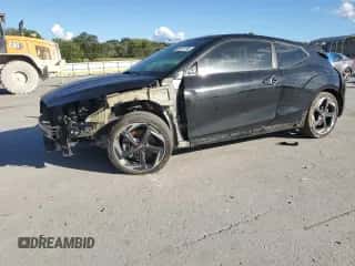 2020 Hyundai Veloster Turbo z VIN KMHTH6AB3LU021927, wystawiony jako Copart lot #85127795 z przebiegiem 47 854 mil mil oraz Szkoda całkowita • Salvage title. Historia ofert i sprzedaży dostępna na DreamBid. Obrazek 1.