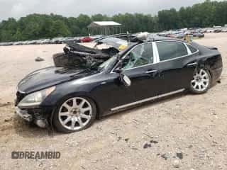 2011 Hyundai Equus Ultimate с VIN KMHGH4JF0BU041866, выставлен на аукционе Copart как лот 64290515 с пробегом Не указан миль и Списание • Salvage title. История ставок и продаж доступна на DreamBid. Изображение 1.