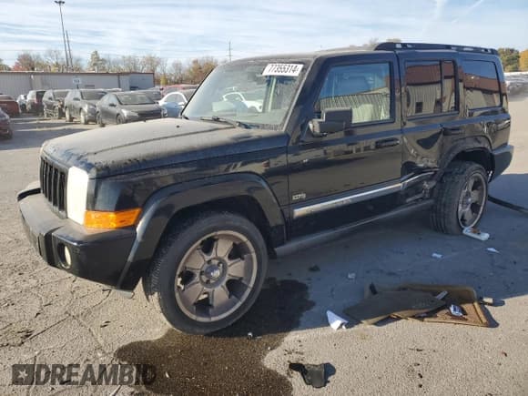 ✅ 2006 Jeep Commander • VIN: 1J8HG48KX6C314122 • Lot: 77355314. Wystawiony na Copart z przebiegiem 184 892 mil. Bezpłatny archiwum sprzedaży aukcyjnych z USA i szczegółowy raport historii pojazdu na DreamBid. Zdjęcie 1.
