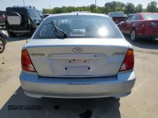 2003 Hyundai Accent GL with VIN KMHCG35CX3U274974, listed as a Copart auction lot 68807494 with 133,791 mi miles and Non repairable. Bid and sale history available at DreamBid. Image 6.