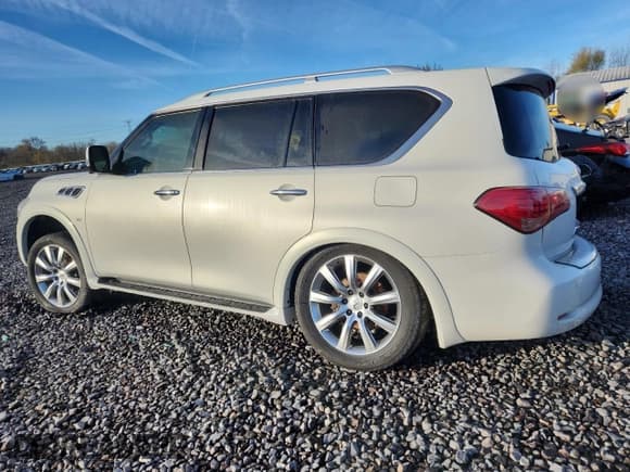 ✅ 2014 Infiniti QX80 • VIN: JN8AZ2NE1E9064551 • Lot: 92340305. Wystawiony na Copart z przebiegiem 198 171 mil. Bezpłatny archiwum sprzedaży aukcyjnych z USA i szczegółowy raport historii pojazdu na DreamBid. Zdjęcie 2.