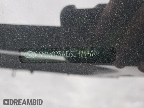 ✅ 2020 Hyundai Santa Fe SE • VIN: 5NMS23AD5LH243670 • Lot: 81504603. Wystawiony na Copart z przebiegiem 37 554 mil. Bezpłatny archiwum sprzedaży aukcyjnych z USA i szczegółowy raport historii pojazdu na DreamBid. Zdjęcie 15.