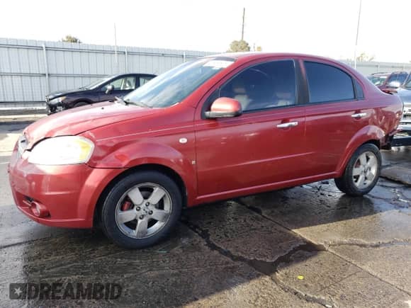 2008 Chevrolet Aveo LT z VIN KL1TG56678B234984, wystawiony jako Copart lot #42858505 z przebiegiem Nie podano mil oraz Szkoda całkowita • Salvage title. Historia ofert i sprzedaży dostępna na DreamBid. Obrazek 1.