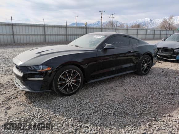 ✅ 2021 Ford Mustang EcoBoost • VIN: 1FA6P8TH6M5107882 • Лот: 42628015. Опубликован ранее на Copart с пробегом 28 012 миль. Бесплатный доступ к архиву аукционных продаж из США и подробный отчёт об истории автомобиля на DreamBid. Изображение 1.