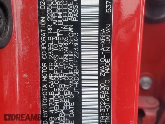 ✅ 2015 Lexus CT 200h • VIN: JTHKD5BH1F2233023 • Lot: 93345445. Wystawiony na Copart z przebiegiem Nie podano. Bezpłatny archiwum sprzedaży aukcyjnych z USA i szczegółowy raport historii pojazdu na DreamBid. Zdjęcie 13.