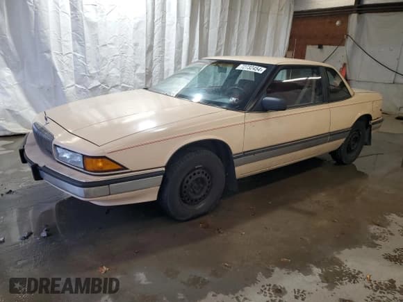 ✅ 1989 Buick Regal • VIN: 2G4WD14W0K1430553 • Лот: 72732454. Опубликован ранее на Copart с пробегом 83 088 миль. Бесплатный доступ к архиву аукционных продаж из США и подробный отчёт об истории автомобиля на DreamBid. Изображение 1.