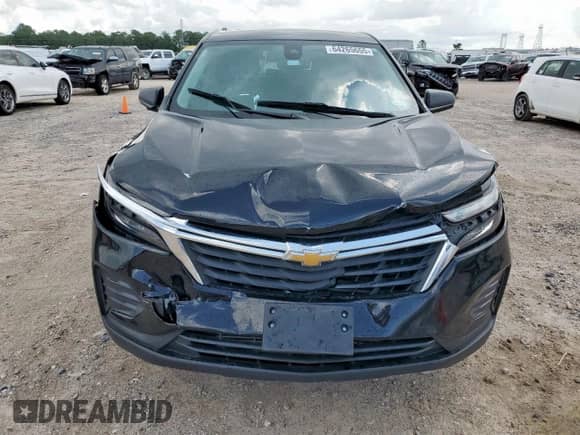2024 Chevrolet Equinox LS with VIN 3GNAXHEG8RL145797, listed as a Copart auction lot 64265655 with 34,841 mi miles and Salvage title. Bid and sale history available at DreamBid. Image 5.