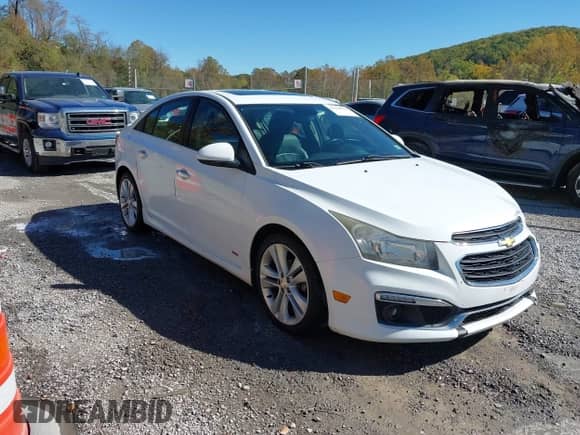 2015 Chevrolet Cruze LTZ с VIN 1G1PG5SB1F7251608, выставлен на аукционе IAAI как лот 43420021 с пробегом 203 880 миль миль и . История ставок и продаж доступна на DreamBid. Изображение 1.