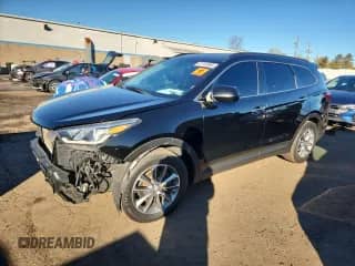 2017 Hyundai Santa Fe SE z VIN KM8SMDHF8HU182849, wystawiony jako Copart lot #87197005 z przebiegiem 195 506 mil mil oraz Szkoda całkowita • Salvage title. Historia ofert i sprzedaży dostępna na DreamBid. Obrazek 1.