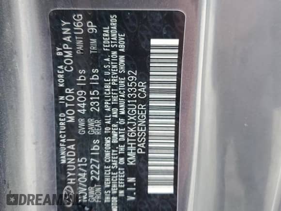 2016 Hyundai Genesis Coupe 3.8L Base с VIN KMHHT6KJXGU133592, выставлен на аукционе Copart как лот 83548814 с пробегом 112 931 миль миль и Списание • Salvage title. История ставок и продаж доступна на DreamBid. Изображение 12.