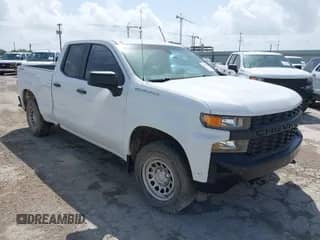 2020 Chevrolet Silverado 1500 Work Truck z VIN 1GCRYAEFXLZ179618, wystawiony jako IAAI lot #42499975 z przebiegiem 74 410 mil mil oraz . Historia ofert i sprzedaży dostępna na DreamBid. Obrazek 1.
