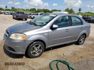 ✅ 2007 Chevrolet Aveo LS • VIN: KL1TD56677B078579 • Lot: 62589705. Wystawiony na Copart z przebiegiem 143 141 mil. Bezpłatny archiwum sprzedaży aukcyjnych z USA i szczegółowy raport historii pojazdu na DreamBid. Zdjęcie 1.