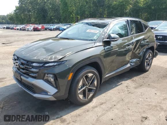 2025 Hyundai Tucson SEL Convenience с VIN 5NMJCCDE5SH527134, выставлен на аукционе Copart как лот 66631955 с пробегом 3 938 миль миль и Списание • Salvage title. История ставок и продаж доступна на DreamBid. Изображение 1.