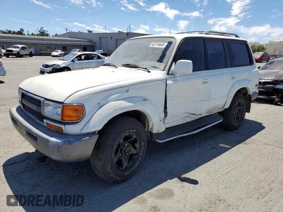 ✅ 1992 Toyota Land Cruiser • VIN: JT3FJ80W6N0046552 • Lot: 66714645. Listed on Copart with 149,384 mi. Free auction sales archive from the USA and detailed vehicle history report at DreamBid. Image 1.