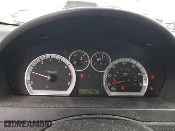 2009 Chevrolet Aveo 1LT z VIN KL1TD56E49B375528, wystawiony jako Copart lot #41347065 z przebiegiem 200 802 mil mil oraz Czysty tytuł • Clean title. Historia ofert i sprzedaży dostępna na DreamBid. Obrazek 9.