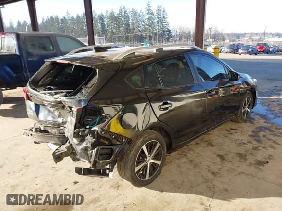 ✅ 2020 Subaru Impreza Premium • VIN: 4S3GTAV69L3722577 • Lot: 41446741. Listed on IAAI with 87,742 mi. Free auction sales archive from the USA and detailed vehicle history report at DreamBid. Image 4.