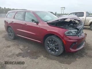 ✅ 2024 Dodge Durango GT Plus • VIN: 1C4RDHDG8RC137684 • Lot: 43411517. Listed on IAAI with 20,054 mi. Free auction sales archive from the USA and detailed vehicle history report at DreamBid. Image 1.