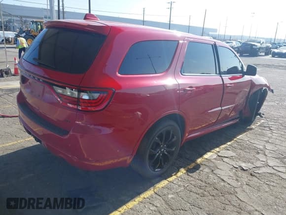 ✅ 2019 Dodge Durango GT Plus • VIN: 1C4RDJDG3KC525483 • Lot: 42827208. Listed on IAAI with 106,587 mi. Free auction sales archive from the USA and detailed vehicle history report at DreamBid. Image 4.