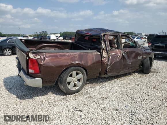 2015 Ram 1500 SLT with VIN 1C6RR6GT2FS613614, listed as a Copart auction lot 54654175 with 140,275 mi miles and Non repairable. Bid and sale history available at DreamBid. Image 3.