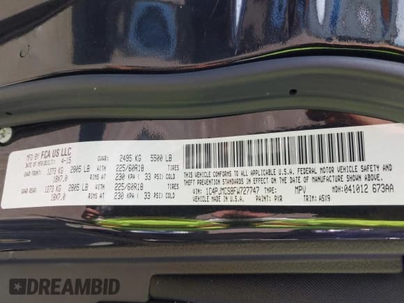 ✅ 2015 Jeep Cherokee Latitude • VIN: 1C4PJMCS8FW727747 • Lot: 42891874. Wystawiony na IAAI z przebiegiem 141 831 mil. Bezpłatny archiwum sprzedaży aukcyjnych z USA i szczegółowy raport historii pojazdu na DreamBid. Zdjęcie 9.