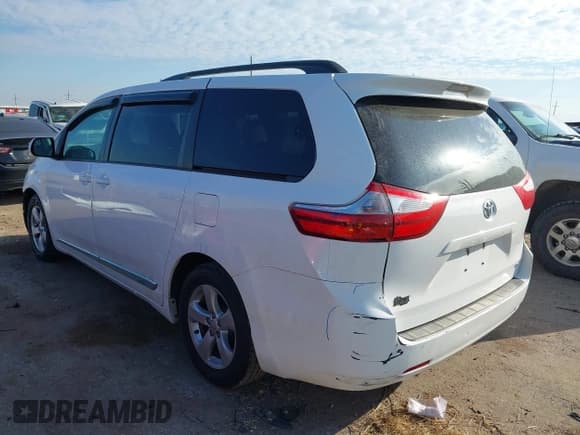 ✅ 2015 Toyota Sienna LE • VIN: 5TDKK3DC7FS566624 • Lot: 43327965. Listed on IAAI with 129,248 mi. Free auction sales archive from the USA and detailed vehicle history report at DreamBid. Image 3.