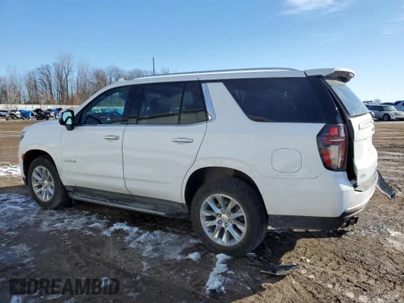 ✅ 2023 Chevrolet Tahoe Premier • VIN: 1GNSKSKD8PR246175 • Лот: 48263865. Опубликован ранее на Copart с пробегом 54 988 миль. Бесплатный доступ к архиву аукционных продаж из США и подробный отчёт об истории автомобиля на DreamBid. Изображение 2.