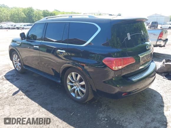 ✅ 2013 Infiniti QX56 • VIN: JN8AZ2NE9D9060441 • Lot: 42292660. Listed on IAAI with 158,994 mi. Free auction sales archive from the USA and detailed vehicle history report at DreamBid. Image 3.