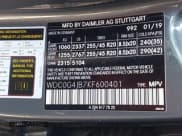 ✅ 2019 Mercedes-Benz GLC 300 • VIN: WDC0G4JB7KF600401 • Lot: 42246737. Listed on IAAI with 22,742 mi. Free auction sales archive from the USA and detailed vehicle history report at DreamBid. Image 9.