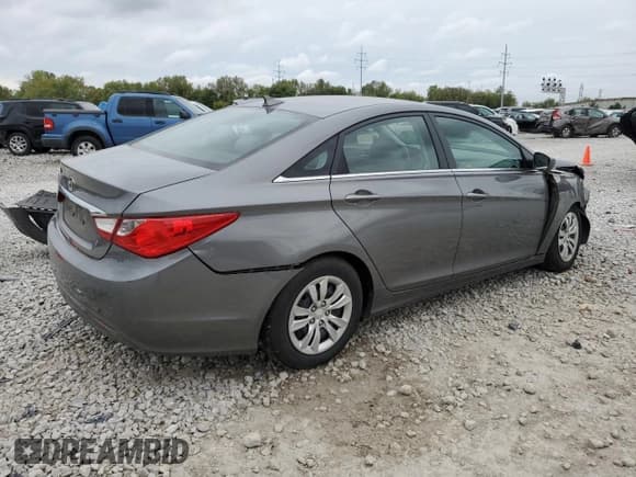 ✅ 2012 Hyundai Sonata GLS • VIN: 5NPEB4AC4CH459426 • Lot: 72854634. Listed on Copart with 33,805 mi. Free auction sales archive from the USA and detailed vehicle history report at DreamBid. Image 3.