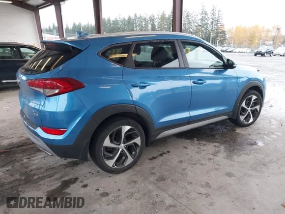 ✅ 2018 Hyundai Tucson Sport • VIN: KM8J3CAL6JU738770 • Lot: 43681721. Listed on IAAI with 64,412 mi. Free auction sales archive from the USA and detailed vehicle history report at DreamBid. Image 4.