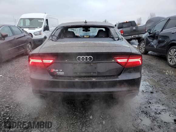 ✅ 2016 Audi RS 7 Prestige • VIN: WUAW2AFC8GN901449 • Lot: 82665654. Listed on Copart with 58,196 mi. Free auction sales archive from the USA and detailed vehicle history report at DreamBid. Image 6.