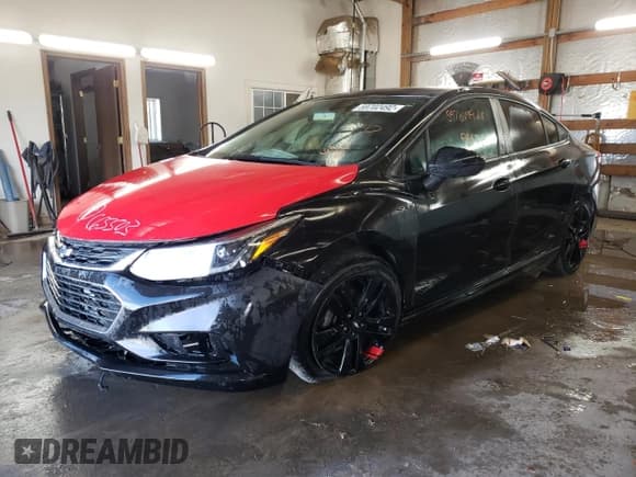 ✅ 2018 Chevrolet Cruze LT • VIN: 1G1BE5SM1J7161661 • Lot: 59702492. Listed on Copart with 99,636 mi. Free auction sales archive from the USA and detailed vehicle history report at DreamBid. Image 2.