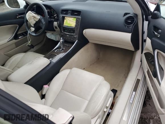 ✅ 2010 Lexus IS 250 C • VIN: JTHFF2C27A2509282 • Lot: 86063204. Listed on Copart with 109,297 mi. Free auction sales archive from the USA and detailed vehicle history report at DreamBid. Image 8.