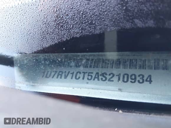 2010 Dodge 1500 SLT с VIN 1D7RV1CT5AS210934, выставлен на аукционе IAAI как лот 43487836 с пробегом 132 851 миль миль и . История ставок и продаж доступна на DreamBid. Изображение 9.