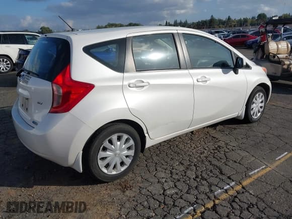 ✅ 2014 Nissan Note S • VIN: 3N1CE2CP9EL372209 • Lot: 43466429. Listed on IAAI with 118,954 mi. Free auction sales archive from the USA and detailed vehicle history report at DreamBid. Image 4.