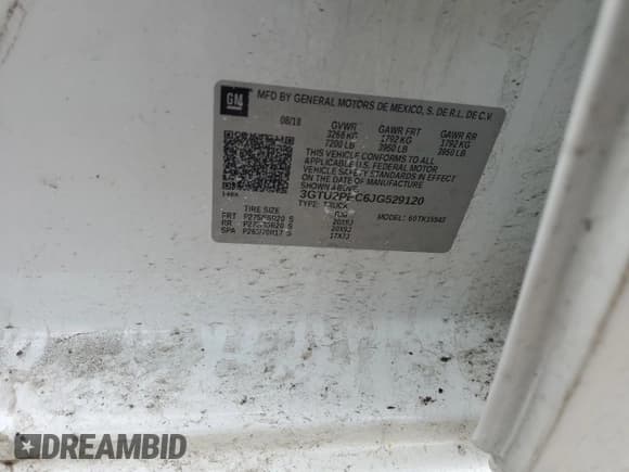 ✅ 2018 GMC Sierra 1500 Denali • VIN: 3GTU2PEC6JG529120 • Lot: 45677525. Listed on Copart with 142,990 mi. Free auction sales archive from the USA and detailed vehicle history report at DreamBid. Image 12.