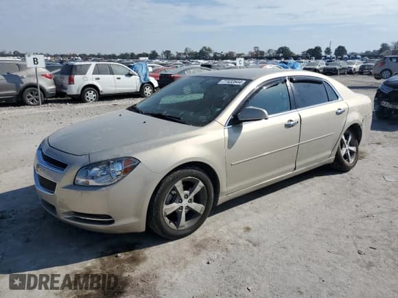 ✅ 2012 Chevrolet Malibu 1LT • VIN: 1G1ZC5EU1CF333485 • Lot: 77432644. Listed on Copart with 65,262 mi. Free auction sales archive from the USA and detailed vehicle history report at DreamBid. Image 1.