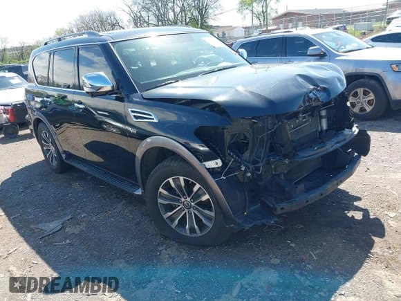 ✅ 2018 Nissan Armada SL • VIN: JN8AY2NC3JX501702 • Лот: 41972908. Опубликован ранее на IAAI с пробегом 120 157 миль. Бесплатный доступ к архиву аукционных продаж из США и подробный отчёт об истории автомобиля на DreamBid. Изображение 1.