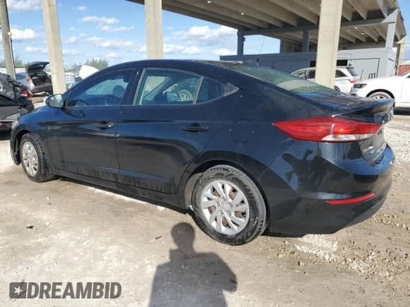 2017 Hyundai Elantra SE with VIN 5NPD74LFXHH080572, listed as a Copart auction lot 90870465 with Not provided miles and Clean title. Bid and sale history available at DreamBid. Image 2.