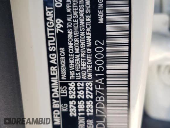 ✅ 2015 Mercedes-Benz CLS 550 • VIN: WDDLJ7DB7FA150002 • Лот: 87721385. Опубликован ранее на Copart с пробегом 115 718 миль. Бесплатный доступ к архиву аукционных продаж из США и подробный отчёт об истории автомобиля на DreamBid. Изображение 12.