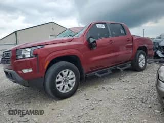 2023 Nissan Frontier SV with VIN 1N6ED1EK3PN616988, listed as a Copart auction lot 63073695 with 30,145 mi miles and Salvage title. Bid and sale history available at DreamBid. Image 1.
