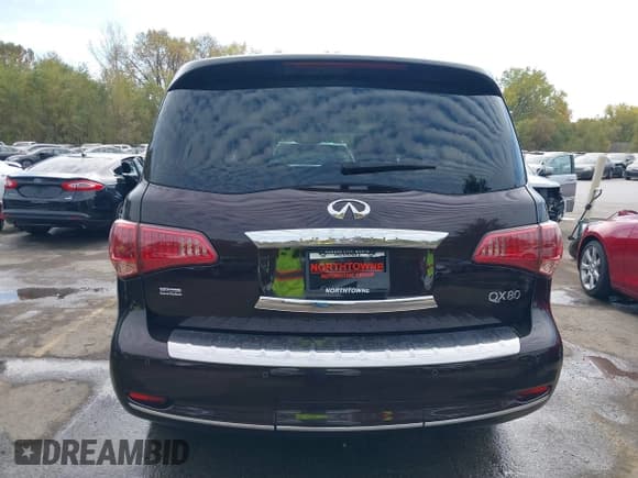 ✅ 2015 Infiniti QX80 • VIN: JN8AZ2NE2F9080386 • Lot: 40665263. Listed on IAAI with 123,673 mi. Free auction sales archive from the USA and detailed vehicle history report at DreamBid. Image 17.