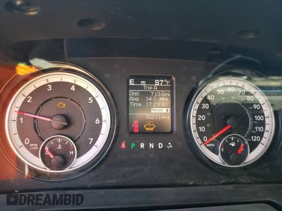 2019 Ram 1500 Express with VIN 1C6RR7FG5KS685508, listed as a Copart auction lot 58891584 with 162,114 mi miles and Salvage title. Bid and sale history available at DreamBid. Image 9.